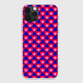 Чехол для iPhone 12 Pro Max с принтом Неоновые сердца в Белгороде, Силикон |  | hearts | love is | neon | pattern | valentines day | алиса | бабушка | валентина | влюбленные | девушке | дочь | лучшая | любимая | любовь | мама | подарок | романтика | свадьба | сердечки | сердечко | сердце | сестра | узор