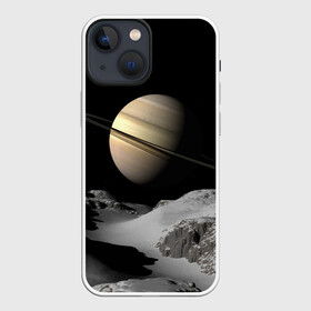 Чехол для iPhone 13 mini с принтом Saturn в Белгороде,  |  | cosmos | saturn | space | космос | пространство | сатурн