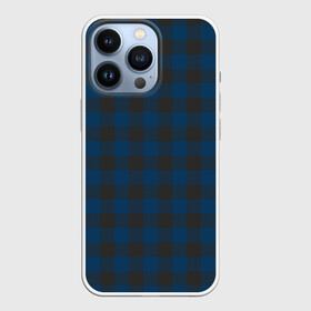 Чехол для iPhone 13 Pro с принтом Темно синяя Клетка в Белгороде,  |  | cage | cage pattern | checkered ornament | ornament | pattern | print cage | tartan | клетка | клетка узор | клетчатый орнамент | орнамент | принт клетка | тартан | темно синяя клетка | узор | шотландка | шотландская клетка