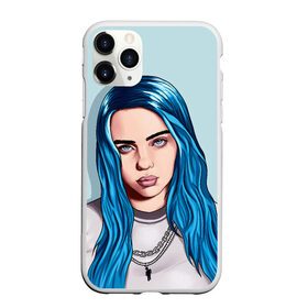 Чехол для iPhone 11 Pro Max матовый с принтом Билли Айлиш / Billie Eilish в Белгороде, Силикон |  | 