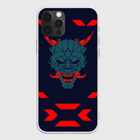 Чехол для iPhone 12 Pro Max с принтом демон они в Белгороде, Силикон |  | Тематика изображения на принте: демон | киберпанк | маска | они | самурай | хання | япония