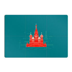 Магнитный плакат 3Х2 с принтом Москва в Белгороде, Полимерный материал с магнитным слоем | 6 деталей размером 9*9 см | красная площадь | кремль | москва | патриот | россия | туризм