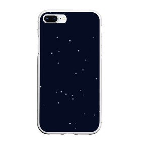 Чехол для iPhone 7Plus/8 Plus матовый с принтом Ночное небо в Белгороде, Силикон | Область печати: задняя сторона чехла, без боковых панелей | звёзды | мерцание | небо | ночь | синий | сияние | тёмный | чёрный