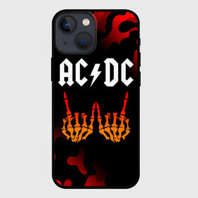 Чехол для iPhone 13 mini с принтом AC DС в Белгороде,  |  | ac dc | acdc | back to black | highway to hell | logo | music | rock | айси | айсидиси | диси | лого | логотип | молния | музыка | рок | символ | символика | символы | эйси | эйсидиси