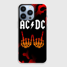 Чехол для iPhone 13 Pro с принтом AC DС в Белгороде,  |  | Тематика изображения на принте: ac dc | acdc | back to black | highway to hell | logo | music | rock | айси | айсидиси | диси | лого | логотип | молния | музыка | рок | символ | символика | символы | эйси | эйсидиси