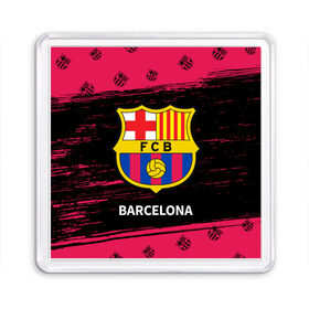 Магнит 55*55 с принтом BARCELONA / БАРСЕЛОНА в Белгороде, Пластик | Размер: 65*65 мм; Размер печати: 55*55 мм | Тематика изображения на принте: barca | barcelona | barsa | barselona | fcb | logo | messi | барса | барселона | знак | клуб | лого | логотип | логотипы | месси | символ | символы | футбол | футбольная | футбольный