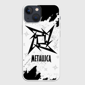 Чехол для iPhone 13 mini с принтом METALLICA   МЕТАЛЛИКА в Белгороде,  |  | hetfield | james | logo | metal | metalica | metallica | music | rock | star | джеймс | звезда | знак | ларс | лого | логотип | логотипы | метал | металика | металлика | музыка | рок | символ | символы | ульрих | хэтфилд