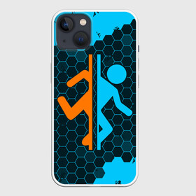 Чехол для iPhone 13 с принтом PORTAL   ПОРТАЛ в Белгороде,  |  | game | games | half | half life | halflife | life | logo | portal | portal 2 | portal2 | valve | игра | игры | лайф | лого | логотип | логотипы | портал | портал 2 | портал2 | символ | символы | халф | халф лайф | халфлайф