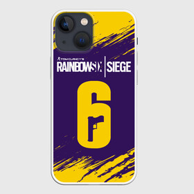 Чехол для iPhone 13 mini с принтом RAINBOW SIX SIEGE   РАДУГА 6 в Белгороде,  |  | clancy | logo | rainbow | siege | six | tom | знак | игра | игры | лого | логотип | логотипы | осада | радуга | радуга 6 | радуга6 | рэйнбоу | символ | символы | шесть