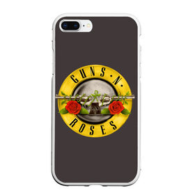 Чехол для iPhone 7Plus/8 Plus матовый с принтом Guns n Roses в Белгороде, Силикон | Область печати: задняя сторона чехла, без боковых панелей | music | rock | группа | звезда | рок