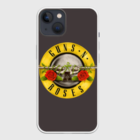 Чехол для iPhone 13 с принтом Guns n Roses в Белгороде,  |  | music | rock | группа | звезда | рок