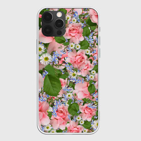 Чехол для iPhone 12 Pro Max с принтом Цветы в Белгороде, Силикон |  | лист | листик | листок | листья | природа | природный | растение | растения | роза | розы | ромашка | ромашки | флора | цветок | цветочек | цветочки | цветы