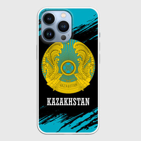 Чехол для iPhone 13 Pro с принтом KAZAKHSTAN   КАЗАХСТАН в Белгороде,  |  | flag | kazakhstan | qazaqstan | герб | захах | казахстан | кахахи | лого | нур султан | республика | символ | страна | флаг