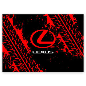 Поздравительная открытка с принтом LEXUS / ЛЕКСУС в Белгороде, 100% бумага | плотность бумаги 280 г/м2, матовая, на обратной стороне линовка и место для марки
 | Тематика изображения на принте: auto | lexus | logo | moto | symbol | авто | автомобиль | гонки | лексус | лого | логотип | логотипы | марка | машина | мото | символ | символы