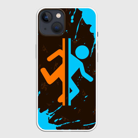 Чехол для iPhone 13 с принтом PORTAL   ПОРТАЛ в Белгороде,  |  | game | games | half | half life | halflife | life | logo | portal | portal 2 | portal2 | valve | игра | игры | лайф | лого | логотип | логотипы | портал | портал 2 | портал2 | символ | символы | халф | халф лайф | халфлайф