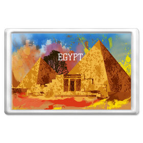 Магнит 45*70 с принтом Египет(Пирамида Хеопса) в Белгороде, Пластик | Размер: 78*52 мм; Размер печати: 70*45 | egypt | египет | пирамида хеопса | пирамиды | туристические