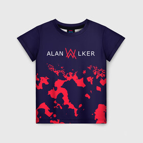 Детская футболка 3D с принтом ALAN WALKER / АЛАН УОКЕР в Белгороде, 100% гипоаллергенный полиэфир | прямой крой, круглый вырез горловины, длина до линии бедер, чуть спущенное плечо, ткань немного тянется | alan | faded | house | logo | music | walker | алан | вокер | волкер | диджей | лого | логотип | логотипы | музыка | музыкант | символ | символы | танцеальная | уокер | хаус | электронная