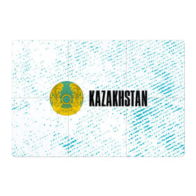 Магнитный плакат 3Х2 с принтом KAZAKHSTAN / КАЗАХСТАН в Белгороде, Полимерный материал с магнитным слоем | 6 деталей размером 9*9 см | flag | kazakhstan | qazaqstan | герб | захах | казахстан | кахахи | лого | нур султан | республика | символ | страна | флаг