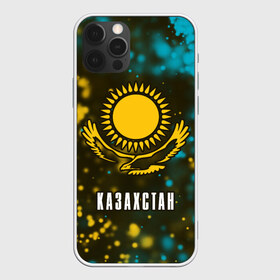 Чехол для iPhone 12 Pro Max с принтом КАЗАХСТАН KAZAKHSTAN в Белгороде, Силикон |  | Тематика изображения на принте: flag | kazakhstan | qazaqstan | герб | захах | казахстан | кахахи | лого | нур султан | республика | символ | страна | флаг