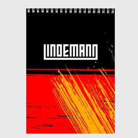 Скетчбук с принтом LINDEMANN ЛИНДЕМАНН в Белгороде, 100% бумага
 | 48 листов, плотность листов — 100 г/м2, плотность картонной обложки — 250 г/м2. Листы скреплены сверху удобной пружинной спиралью | lindeman | lindemann | logo | music | rammstein | ramstein | rock | til | till | линдеман | линдеманн | лого | логотип | логотипы | музыка | раммштайн | рамштайн | рок | символ | символы | солист | тилль | тиль