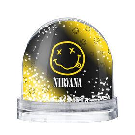 Снежный шар с принтом NIRVANA / НИРВАНА в Белгороде, Пластик | Изображение внутри шара печатается на глянцевой фотобумаге с двух сторон | band | cobain | face | kurt | logo | music | nirvana | rock | rocknroll | группа | кобейн | курт | лого | логотип | музыка | музыкальная | нирвана | рожица | рок | рокнролл | символ