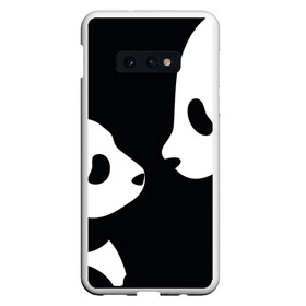 Чехол для Samsung S10E с принтом Panda в Белгороде, Силикон | Область печати: задняя сторона чехла, без боковых панелей | bearcat | coon bear | panda | бамбуковый медвед | большая панда | гигантская панда