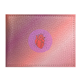 Обложка для студенческого билета с принтом Сердечко на розовом фоне в Белгороде, натуральная кожа | Размер: 11*8 см; Печать на всей внешней стороне | Тематика изображения на принте: круг | любовь | неон | полосатый | розовый | сердце | сияние | фиолетовый
