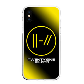 Чехол для iPhone XS Max матовый с принтом TWENTY ONE PILOTS 21 PILOTS в Белгороде, Силикон | Область печати: задняя сторона чехла, без боковых панелей | logo | music | one | pilots | rock | symbol | top | twenty | twentyonepilots | ван | группа | лого | логотип | логотипы | музыка | пилотс | рок | символ | символы | твенти | топ