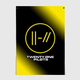 Постер с принтом TWENTY ONE PILOTS / 21 PILOTS в Белгороде, 100% бумага
 | бумага, плотность 150 мг. Матовая, но за счет высокого коэффициента гладкости имеет небольшой блеск и дает на свету блики, но в отличии от глянцевой бумаги не покрыта лаком | logo | music | one | pilots | rock | symbol | top | twenty | twentyonepilots | ван | группа | лого | логотип | логотипы | музыка | пилотс | рок | символ | символы | твенти | топ