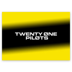 Поздравительная открытка с принтом TWENTY ONE PILOTS / 21 PILOTS в Белгороде, 100% бумага | плотность бумаги 280 г/м2, матовая, на обратной стороне линовка и место для марки
 | logo | music | one | pilots | rock | symbol | top | twenty | twentyonepilots | ван | группа | лого | логотип | логотипы | музыка | пилотс | рок | символ | символы | твенти | топ