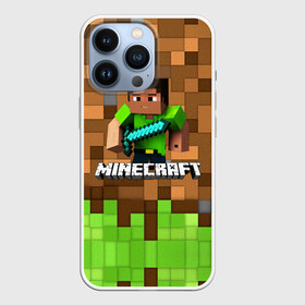 Чехол для iPhone 13 Pro с принтом Minecraft logo heroes в Белгороде,  |  | blox | creeper | dungeons | game | geometry | pixel | steve | алекс | герои | детям | зелень | игра | квадраты | крипер | куб | логотипы игр | майнкрафт | мальчикам | меч | мобы | персонажи | пиксель | пиксельный | подземелья