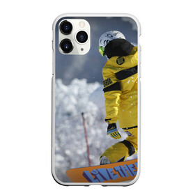 Чехол для iPhone 11 Pro Max матовый с принтом сноубордист в Белгороде, Силикон |  | snowboard | прыжок | сноуборд | сноубординг | сноубордист | экстрим