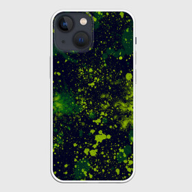 Чехол для iPhone 13 mini с принтом Camouflage в Белгороде,  |  | camouflage | paint | paints | брызги | брызги краски | брызги красок | жёлто зеленый | зеленая | зелено жёлтый | зеленый | зеленый камуфляж | камуфляж | краска | краски | милитари | пятна краски | разводы