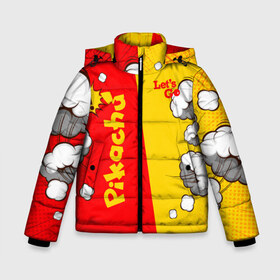 Зимняя куртка для мальчиков 3D с принтом Pikachu в Белгороде, ткань верха — 100% полиэстер; подклад — 100% полиэстер, утеплитель — 100% полиэстер | длина ниже бедра, удлиненная спинка, воротник стойка и отстегивающийся капюшон. Есть боковые карманы с листочкой на кнопках, утяжки по низу изделия и внутренний карман на молнии. 

Предусмотрены светоотражающий принт на спинке, радужный светоотражающий элемент на пуллере молнии и на резинке для утяжки | battle | drawing | entei | lugia | metagross | pikachu | pokemon | zapdos | брок | бульбазавр | детектив | монстр | пикачу | покемон | эш
