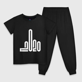 Детская пижама хлопок с принтом Fuck you 2020 в Белгороде, 100% хлопок |  брюки и футболка прямого кроя, без карманов, на брюках мягкая резинка на поясе и по низу штанин
 | Тематика изображения на принте: 