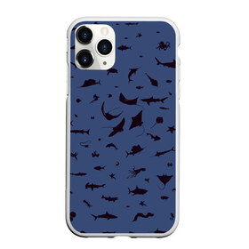 Чехол для iPhone 11 Pro матовый с принтом Manta в Белгороде, Силикон |  | Тематика изображения на принте: dolphin | fish | killer whale | manta | see life | shark | акула | дельфин | касатка | морские обитатели | рыба