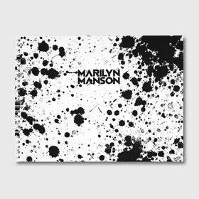 Альбом для рисования с принтом MARILYN MANSON в Белгороде, 100% бумага
 | матовая бумага, плотность 200 мг. | him | korn | nightwish | rock | zombie | великий | гитара | готика | готические | грязный | грязь | логотипы рок групп | металл | металлика | металлист | музыка | музыкальные | мэрилин мэнсон | рок группа | рокер