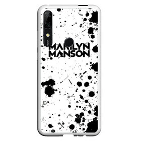 Чехол для Honor P Smart Z с принтом MARILYN MANSON в Белгороде, Силикон | Область печати: задняя сторона чехла, без боковых панелей | him | korn | nightwish | rock | zombie | великий | гитара | готика | готические | грязный | грязь | логотипы рок групп | металл | металлика | металлист | музыка | музыкальные | мэрилин мэнсон | рок группа | рокер