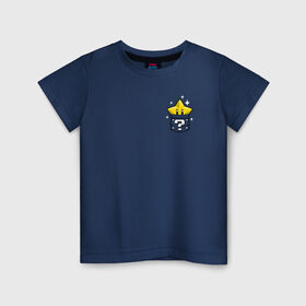 Детская футболка хлопок с принтом MARIO STAR в Белгороде, 100% хлопок | круглый вырез горловины, полуприлегающий силуэт, длина до линии бедер | luigi | mario | super | super mario | братья марио | денди | луиджи | марио | марио денди | супер марио