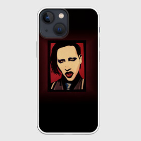 Чехол для iPhone 13 mini с принтом Marilyn Manson в Белгороде,  |  | manson | marilyn | marilyn manson | мэнсон | мэрилин | мэрилин мэнсон