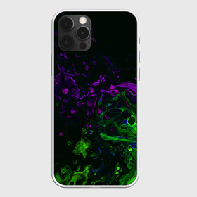 Чехол для iPhone 12 Pro Max с принтом Acid в Белгороде, Силикон |  | abstraction | circles | paint | stains | violet | watercolor | абстракция | акварель | кислотный | краски | круги | разводы | салатовый | фиолетовый