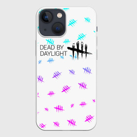 Чехол для iPhone 13 mini с принтом DEAD BY DAYLIGHT в Белгороде,  |  | daylight | dead | dead by daylight | game | games | horror | logo | skull | skulls | zombie | бай | выживание | деад | дед | дейлайт | дэае | дэд | дэйлайт | зомби | игра | игры | лого | логотип | символ | хоррор | череп | черепа