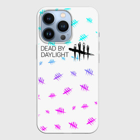 Чехол для iPhone 13 Pro с принтом DEAD BY DAYLIGHT в Белгороде,  |  | Тематика изображения на принте: daylight | dead | dead by daylight | game | games | horror | logo | skull | skulls | zombie | бай | выживание | деад | дед | дейлайт | дэае | дэд | дэйлайт | зомби | игра | игры | лого | логотип | символ | хоррор | череп | черепа