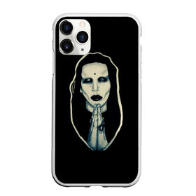 Чехол для iPhone 11 Pro Max матовый с принтом Marilyn Manson в Белгороде, Силикон |  | 