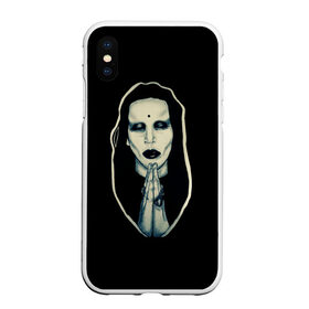 Чехол для iPhone XS Max матовый с принтом Marilyn Manson в Белгороде, Силикон | Область печати: задняя сторона чехла, без боковых панелей | manson | marilyn | marilyn manson | мэнсон | мэрилин | мэрилин мэнсон