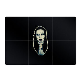 Магнитный плакат 3Х2 с принтом Marilyn Manson в Белгороде, Полимерный материал с магнитным слоем | 6 деталей размером 9*9 см | manson | marilyn | marilyn manson | мэнсон | мэрилин | мэрилин мэнсон