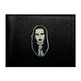 Обложка для студенческого билета с принтом Marilyn Manson в Белгороде, натуральная кожа | Размер: 11*8 см; Печать на всей внешней стороне | Тематика изображения на принте: manson | marilyn | marilyn manson | мэнсон | мэрилин | мэрилин мэнсон