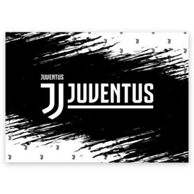 Поздравительная открытка с принтом JUVENTUS / ЮВЕНТУС в Белгороде, 100% бумага | плотность бумаги 280 г/м2, матовая, на обратной стороне линовка и место для марки
 | ball | club | dtynec | foot | football | italy | juventus | logo | ronaldo | sport | team | дибала | италия | клуб | лого | логотип | логотипы | огмутегы | роналдо | сборная | символ | символы | спорт | форма | футбол | футболист | футболисту | 