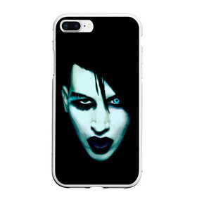 Чехол для iPhone 7Plus/8 Plus матовый с принтом Marilyn Manson в Белгороде, Силикон | Область печати: задняя сторона чехла, без боковых панелей | goth | gothic | manson | marilyn | metal | mm | music | rock | гот | готы | метал | мэнсон | мэрилин | рок