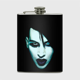 Фляга с принтом Marilyn Manson в Белгороде, металлический корпус | емкость 0,22 л, размер 125 х 94 мм. Виниловая наклейка запечатывается полностью | goth | gothic | manson | marilyn | metal | mm | music | rock | гот | готы | метал | мэнсон | мэрилин | рок
